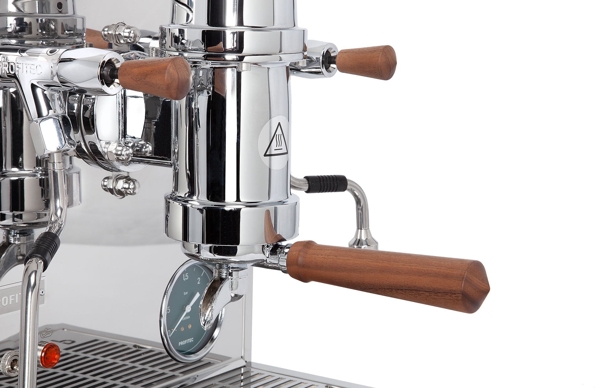 PROFITEC PRO 800 Profitec Pro 800 hand lever espresso machine with copper boiler and walnut handle