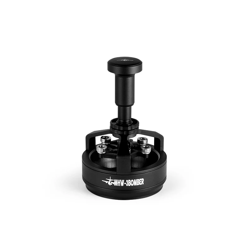 MHW-3BOMBER YU Series Cyclone Needle Distributor WDT Tool (58.35mm) WDT distribution tool cyclone needle head for espresso portafilter