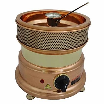 Johny Turkish coffee maker with brass cezve and hot sand tray